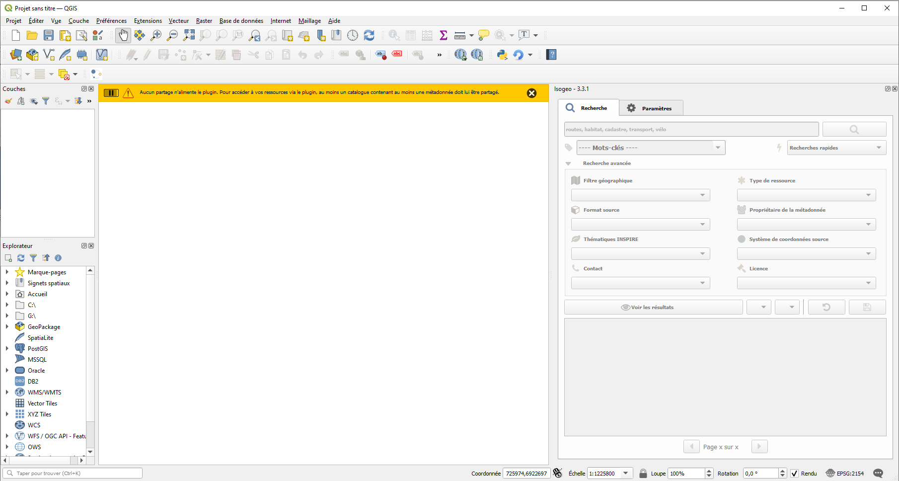 "Authentification du plugin QGIS Isogeo sans partage"