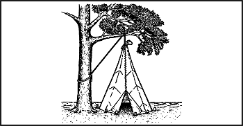 Figure 5-6. No-Pole Parachute Tepee