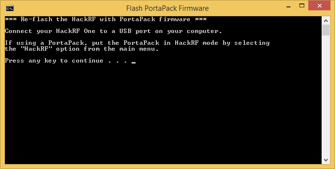 PortaPack firmware installation