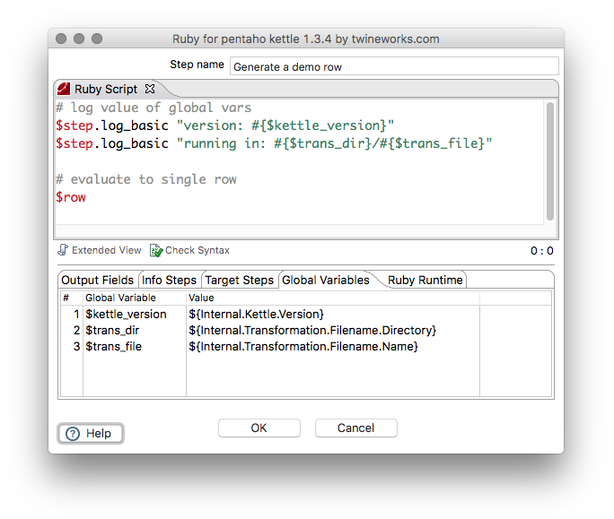 kettle variables